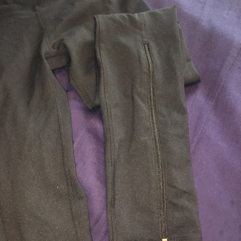 Fabletics Leggings With Zipper On Bottom - image 2